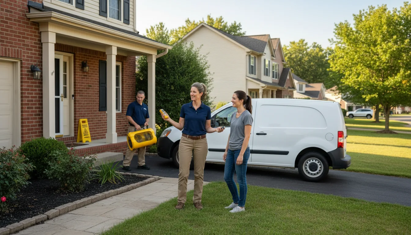 Water restoration image for Home Water Damage Repair in Winamac, IN